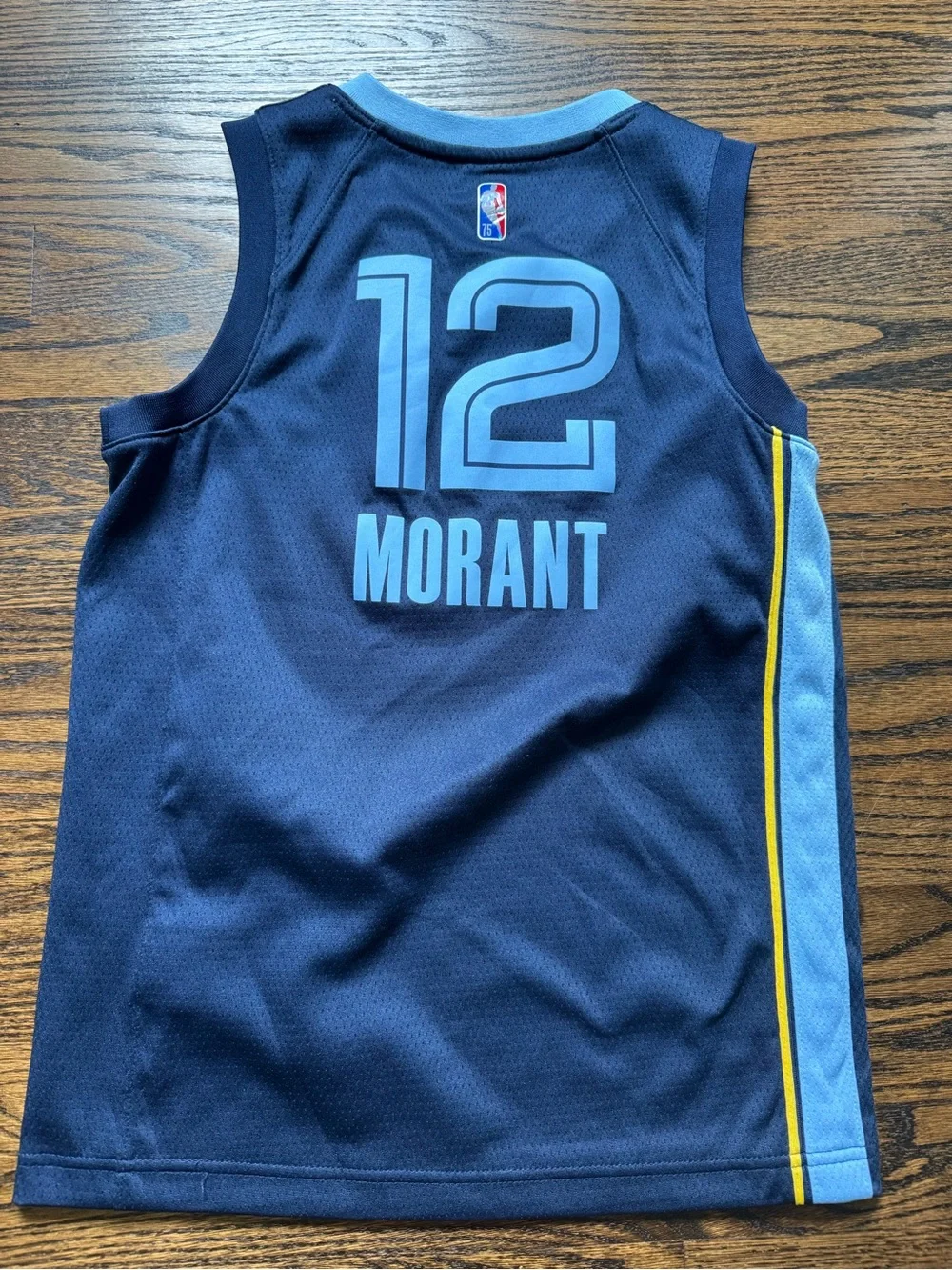 Nike Memphis Grizzlies #12 Morant Navy Basketball Jersey